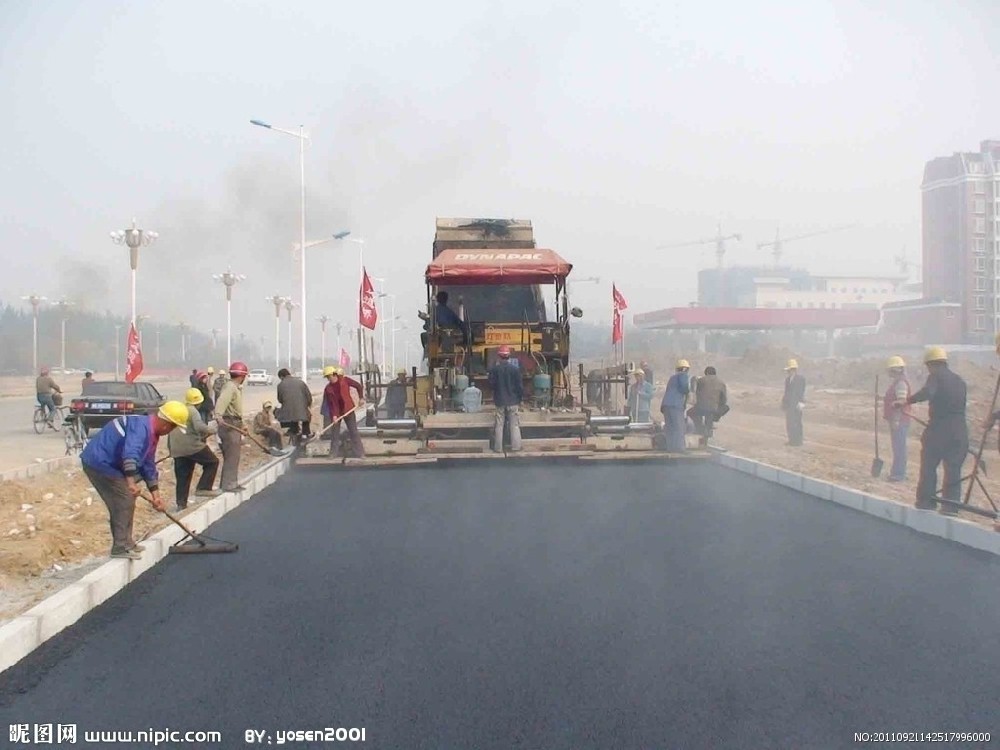 道路施工現場